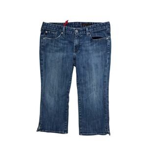AG ADRIANO GOLDSCHMIED The Athena Crop Low-rise Jeans Size 31 2010s USA Capri